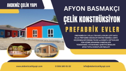 BASMAKÇI PREFABRİK ÇELİK EVLER