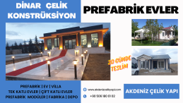 DİNAR PREFABRİK ÇELİK EVLER