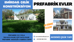 EMİRDAĞ PREFABRİK ÇELİK EVLER