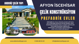 İSCEHİSAR PREFABRİK ÇELİK EVLER