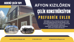 KIZILÖREN PREFABRİK ÇELİK EVLER