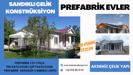 SANDIKLI PREFABRİK ÇELİK EVLER