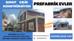 ŞUHUT PREFABRİK ÇELİK EVLER