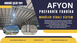 AFYON PREFABRİK MODÜLER SİSTEM FABRİKA