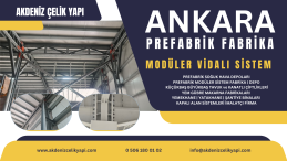 ANKARA PREFABRİK MODÜLER SİSTEM FABRİKA