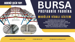 BURSA PREFABRİK MODÜLER FABRİKA