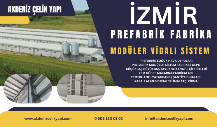 İZMİR PREFABRİK MODÜLER SİSTEM FABRİKA