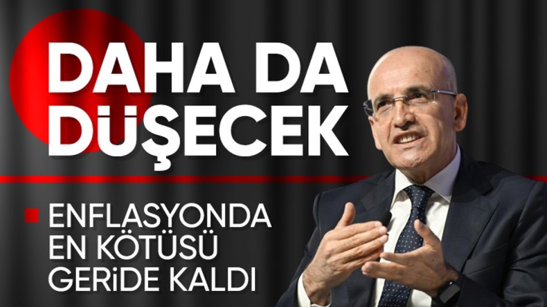 Mehmet Şimşek’ten enflasyonda düşüş sinyali: En kötüsü geride kaldı