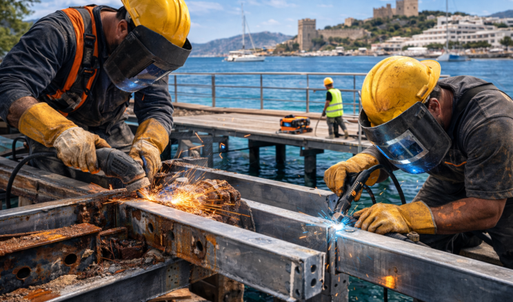 Muğla İskele Yapımı, Çelik Platform ve İskele Bakım Hizmetleri