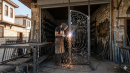 Aksu Demirci Ustası ve Demir İşleri